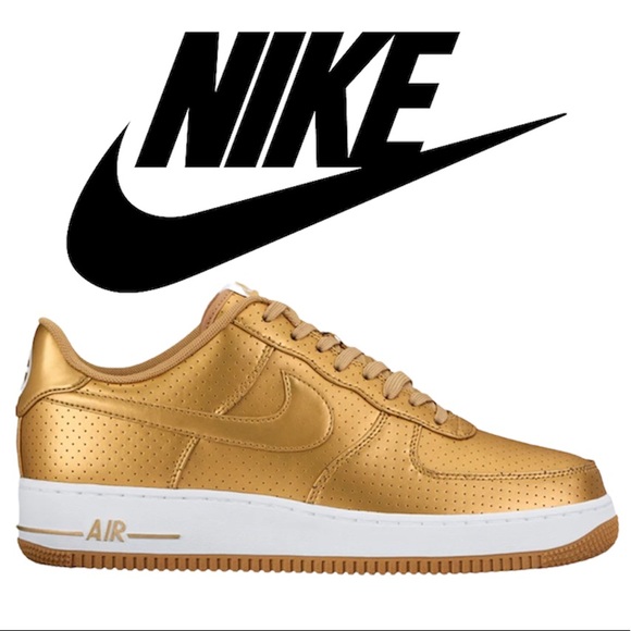 Nike Shoes - Air Force 1 Low '07 LV8 'Gold LIMITED EDITION